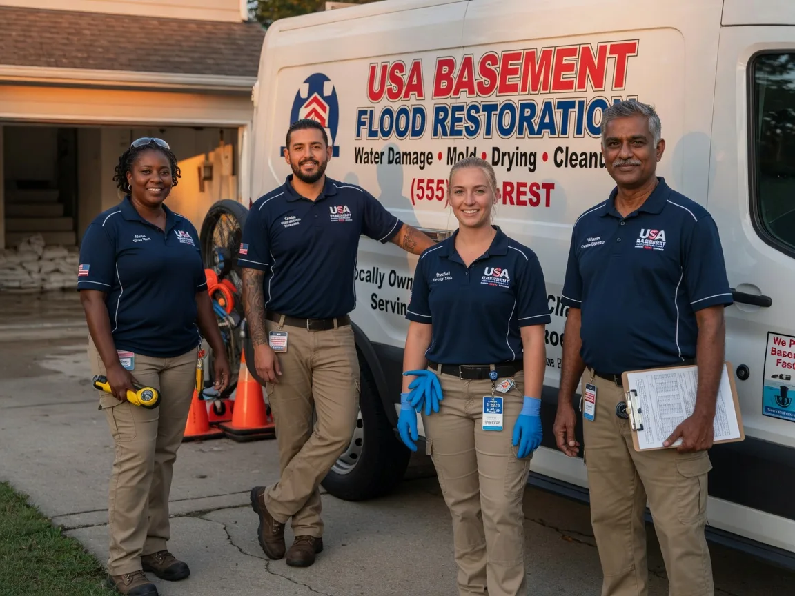 Basement Flood Cleanup company in New Burnside, IL